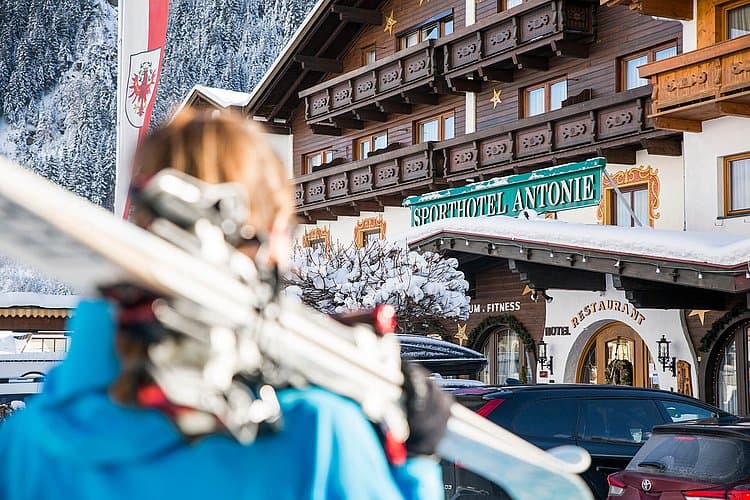 Ski Fahren Sporthotel Antonie
